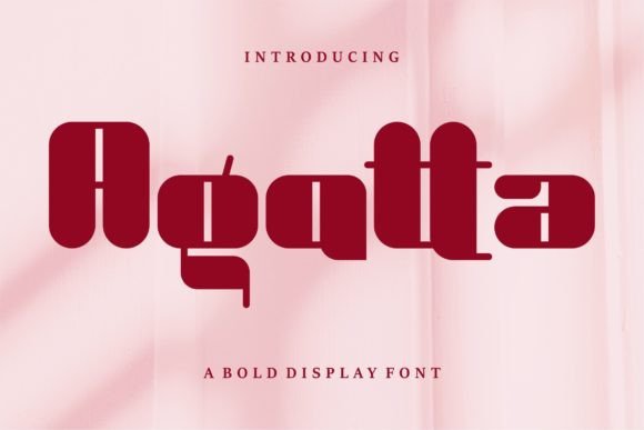 Agatta: A Bold Display Font That Makes Your Brand Instantly Memorable