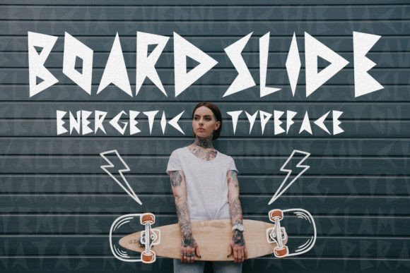 Boardslide: A Display Typeface That Screams “Look Here”
