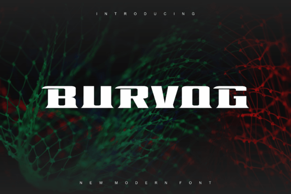 Burvog: A Modern Display Font That Strengthens Your Brand
