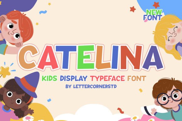 Catelina: A Playful Display Font for Kids’ Digital Brands