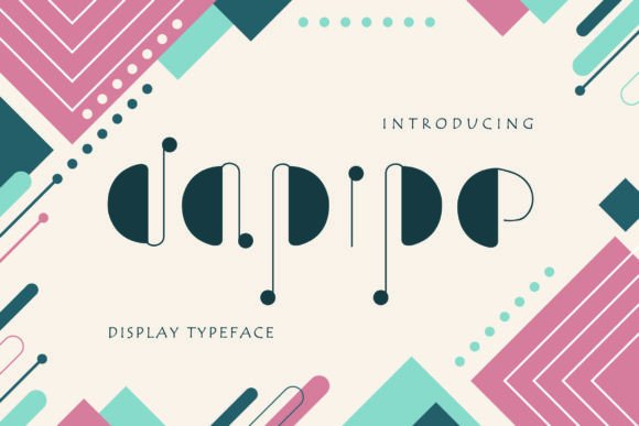 Dapipe: A Bold, Confident Display Font