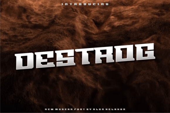 Destrog: A Display Font That Elevates Real Small Business Branding