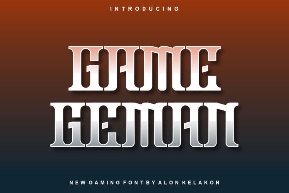 Game Geman: A Modern Display Font That Just *Works*