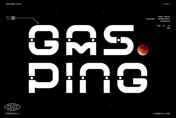 Gasping: A Futuristic Display Font with Quiet Confidence