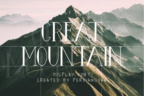 Great Mountain: A Display Font That Makes Your Brand Feel Human