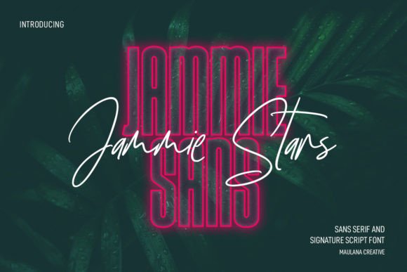 Jammie Stars: A Playful Display Font That Actually Works in Real Branding