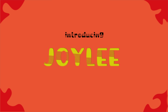 Joylee: A Playful Display Font for Digital Branding