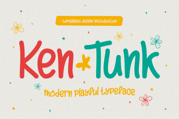 Ken Tunk: A Playful Display Font That Stops Scrolling