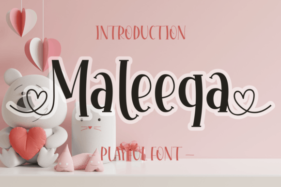 Maleeqa: A Whimsical Display Font for Editorial Warmth