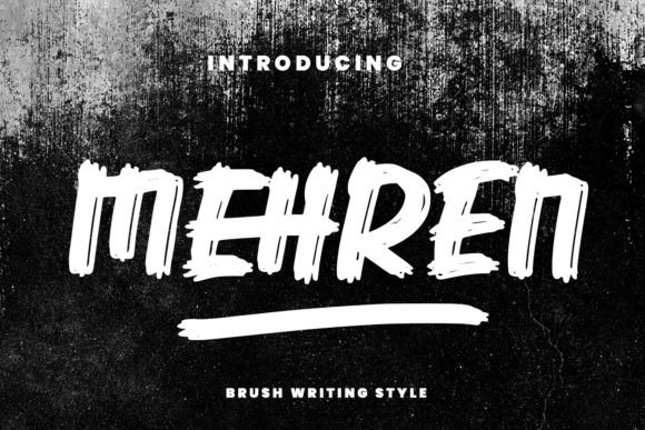 Mehren: A Modern Brush Display Font That Actually Works