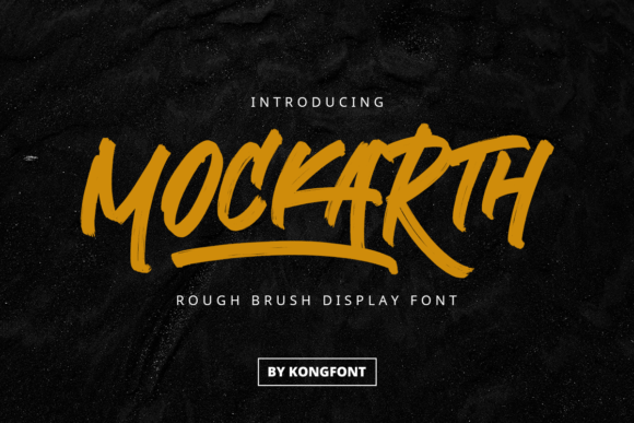 Mockarth: A Romantic Cursive Display Font for Handmade Creators