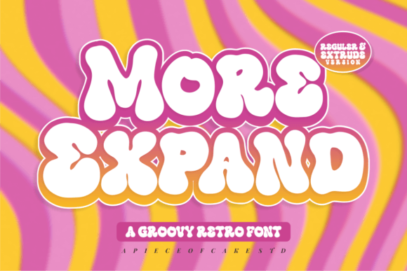 More Expand: A Playful Retro Display Font That Delivers