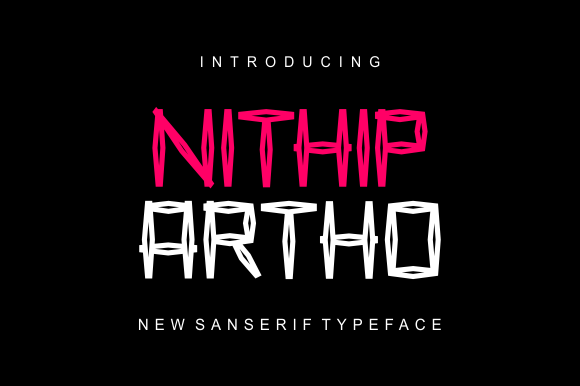Nithip Artho: A Display Font That Just *Works*