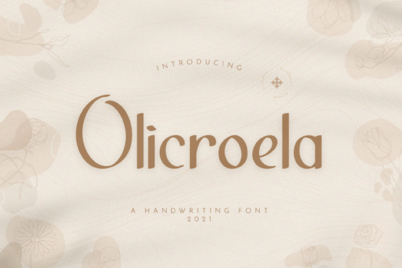 Olicroela: A Clean Display Font for Handmade Branding
