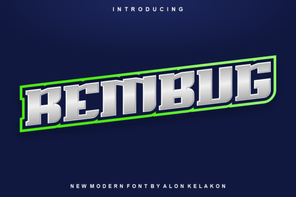 Rembug: A Display Font That Makes Your Brand Feel Instantly Polished