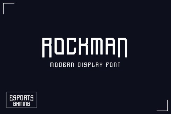 Rockman: A Bold, Modern Display Font for Handmade Creators