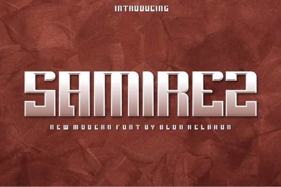 Samirez: A Display Font That Earns Its Space