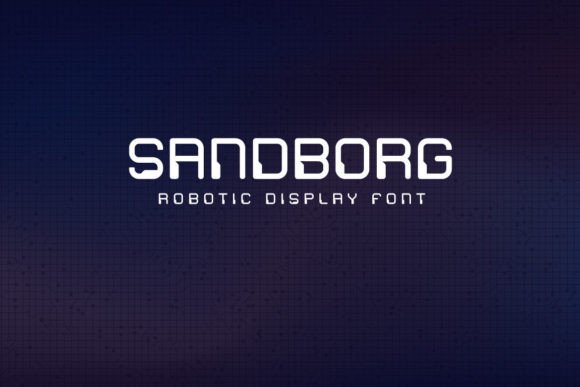 Sandborg: A Futuristic Display Font That Elevates Your Brand
