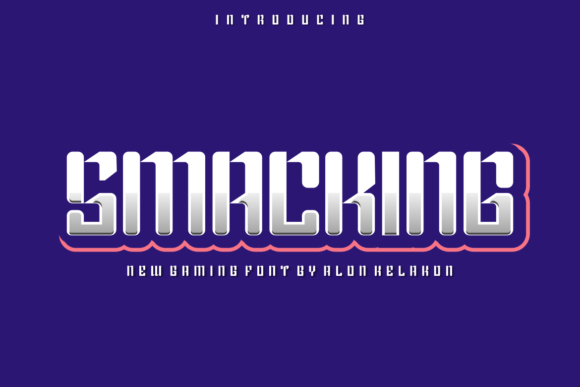 Smacking: A Display Font for Bold Editorial Identity