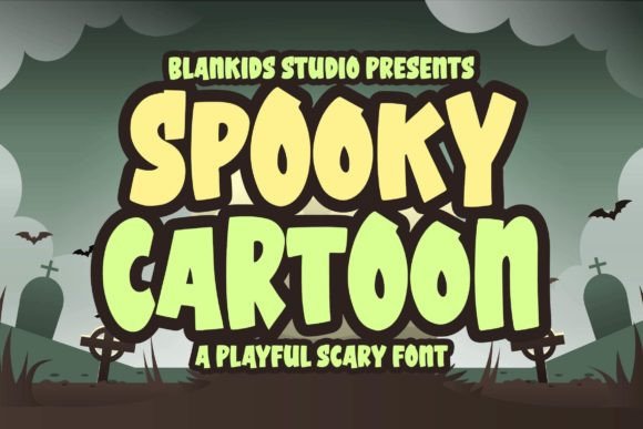 Spooky Cartoon: A Playful Display Font for Memorable Branding