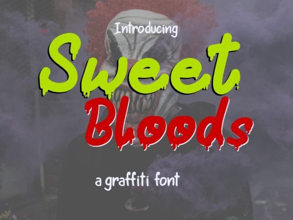 Sweet Bloods: A Spooky Display Font That Delivers Campaign Impact