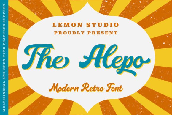 The Alepo: A Display Font That Brings Warmth and Character to Real Branding
