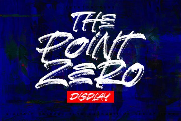 The Point Zero: A Display Font That Feels Like a Thoughtful Pause