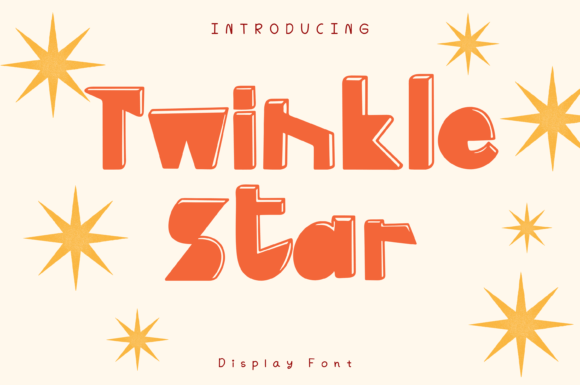 Twinkle Star: A Display Font That Makes Your Headlines Spark